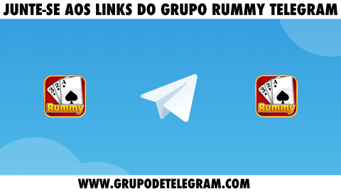 Lista de links de grupos do Telegram do Rummy - Grupodetelegram.com